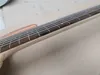 Stokta 5 Strings Fretless (FRETS LINE) 24 FRETS Elektrik Bas Gitar Altın Donanım ile Özelleştirilebilir