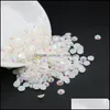 Resin Loose Beads Jewelry Jelly White Ab Flat Back Rhinestone All Size M 4Mm 5Mm 6Mm In Whole Prcie With Quality Drop Delivery2771