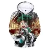 2021 homens 3D mulheres moda moda meu herói academia 3d moletom deku harajuku streetwear hoodies desenhos animados meu herói academia hoody y211118