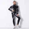 NCLagen Sport Seamlsuit Dames Yoga Set 2 Stuk Fitnleggings en Top Hoge Kwaliteit Sportwear Training Tracksuit Gym Clothes X0629