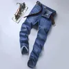 Jeans pour hommes 2021 Stretch Fit Four Seasons Business Casual Fashion Droit 6 Styles Noir Bleu Grey Classic Pants