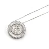 12pcs/lot 30mm Micro Pave CZ San Benito Necklace For Women & Gift Chamrs Chains