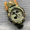 Shiyunme G Styl Męskie Wojskowe Zegarki Sportowe Top Marka Luksusowy Kwarcowy Wodoodporny Zegarek Mężczyźni Digital Rurt Wristwatch Relogio Masculino G1022
