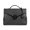 Woven Handbag Business Men Bags Briefcase Casual Flip Computer Messenger Bag244K