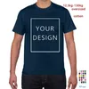 Uw eigen ontwerp Mannen T-shirt Merk / Picture Custom Men Tshirt Oversized 5XL 130kg DIY T-shirt Jongens Kid's Baby's YXXS Tshirt G1222