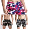 Aimpact Cotton Men's Jogger Short Leisure Workout Short With Pocket Casual Camouflage Man Elastic Waist Home Lounge Shorts PF73 X0628