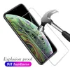 Protecteur d'écran en verre trempé 9H pour iPhone 15 14 13 12 11 Pro Max XS XR 7 8 Plus Samsung A51 A71 A52 A72 épaisseur de 0,3 mm avec emballage de vente au détail