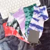 Newest Tie Dye Short Printing Socks Streetstyle Printed Cotton Ankle stocking For Men Women low cut sock9584312