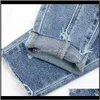 Jeans Clothing Baby, Kids & Maternity Drop Delivery 2021 Fashion Girl Jean Pants Cotton High Waist Infant Toddler Children Button Denim Trous