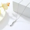 Pendant Necklaces 20 Pcs Spine Necklace Anatomy Jewelry Alignment Backbone Surgeon Physical Therapy Wholesale