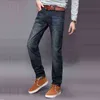 Lente en zomer heren blauwe jeans mode casual boutique business casual rechte denim broeken mannen merk broek G0104