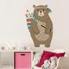 decoración del dormitorio del oso