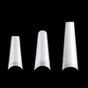 500Pcs Fake French s Extension Acrylic Half Cover XXL Long C Curve Coffin Nail Beauty DIY Art Manicure Tools