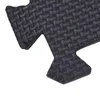 Tappeti 10 pezzo Eva schiuma puzzle puzzle mat da polsoratura per pavimenti da incastro - Bianco e nero