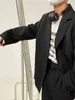 IEFB мужской черный костюм пальто корейский кардиган дизайн свободно пиджака мужская мода повседневные нишевые пальто весна причина 9Y6215 210524