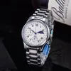 2021 sous-cadrans travail montre hommes femmes en acier inoxydable montres à Quartz chronomètre relogies pour hommes Gift240y