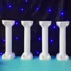 Colonne romaine en plastique blanc, 10 pièces, Design européen, accessoires de décoration de mariage, piliers lumineux LED, fournitures de tir dans les allées de fête