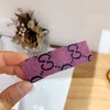 Luxury Barrettes Designer Womens Hairpin Brand Classic Double Letter Hair Clips High Quality Cloth Hairclips Fashion Candy Color Hairpin Girl Gifts Mix Send