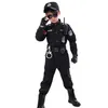 Barn Halloween Trafik Special Polis Kostymer Kids Boys Army PoliseMen Cosplay Kläder Ställer Party Carnival Polis Uniform Q0910