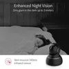 Yi Câmera Dome 1080P Pan / Tilt / Zoom Wireless IP Monitor de Bebê Sistema de Vigilância de Segurança 360 graus Cobertura Night Vision Global 210618