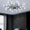 Plafonnier Led lustre pour salon chambre éclairage à la maison boule verre abat-jour lampe moderne 110V 220V