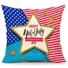 2021 Independence Day Pillow Case US National Flag Sofa Cushion Cover Hushållsprodukter 19 Style T500654