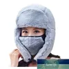 Nuove donne cappelli invernali da donna con orecchio Lei Feng Plus velluto caldo protezione addensata ciclismo all'aperto cappellini da sci antivento KINGONEDOM Prezzo di fabbrica design esperto Qualità