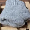 With Winter Touch Screen Gloves Women Men Warm Stretch Knit Mittens Imitation Wool Full Finger Guantes Female Crochet Luvas Thicken DLH003