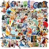 100 stks-Pack Cartoon Anime Vinyl Waterdichte Stickers Groothandel voor Waterfles Laptops Auto Planner Scrapboobe Telefoon MacBook Kledingkast Muur Deur Organizer Decal