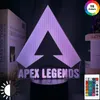Luci notturne Personalizza Apex Legends LOGO Luce Lampada da tavolo a LED Cambia colore Idee per la decorazione della stanza Cool Event Prize Gamers Battery