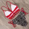 RUUHEE Bikini Swimsuit Push Up Swimwear Women Set Leopard Lace Backless Female Sexy Biquini High Waist 210625