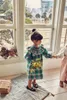 Boutique Детская одежда 21 Осень Новые продукты Девушки платье вышитые с длинными рукавами Ruffled детское платье принцессы Q0716
