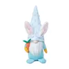 Decorazioni per feste felici pasquali ornamenti di lana coniglietto pasquale senza volto bambola peluche rudolph coniglio di coniglio per bambini regali ester