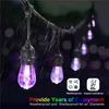 Échantillon robuste robuste d'extérieur rgb LED String Lights Feston Connectable pour la fête Garden Christmas Noël Guandland Cafe 211104