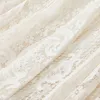 ヴィンテージホワイトブラックレースミディスカート女性夏の刺繍メッシュロングサイア女性のエレガントなボーホーハイウエストプリーツスカート210619
