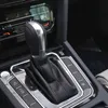 DSG Pokrętło Chrome Gear Shift Gałka ze skórą dla VW Passat CC Golf 6 Jetta MK6 GI