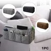 Storage Bags Waterproof Multifunction Couch Cotton Blend Anti Slip Living Room With 14 Pockets Hanging Sofa Armrest Organizer Easy Use