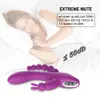 3 In1 Rabbit Vibrator Clitoris Stymulator Sex Zabawki Dla Dorosłych Kobiet Anal Dildo Wibratory Pussy Seks Produkt dla par