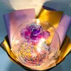 Party Home Decor Valentine's Day Christmas Bobo Ball Color Golden Flower Rose LED Light Emiting Decoration