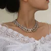 Kunjoe Cuban Men's and Women's Chain, Hip Hop, Miami Gold, Ice Diamond Necklace, Shiny Jewelry, 40 Cm, 45 Cm, 50 Cm Long Q0809