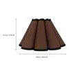 Lamp Covers & Shades 1Pc Cloth Pendant Cover Petal Pleated Lampshade Chandelier