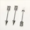 Lot 300 stks arrow Tibetan antieke zilveren charms hangers voor sieraden maken oorbel ketting armband sleutelhanger accessoires 30 * 5mm DH0169