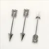 Lot 300pcs arrow Tibetan Antique Silver Charms Pendants for jewelry making Earring Necklace Bracelet Key chain accessories 30*5mm DH0169