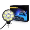 9 LED -lätta bar 4 tum 27W Pods Square Spot Combo Offroad Driving Lights For Truck Pickup Jeep SUV ATV UTV5205048