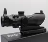 전술 Trijicon ACOG 스타일 1x32 레드 그린 도트 레티클 시야 범위