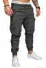 Marque hommes pantalons Hip Hop Harem survêtement s homme pantalon hommes survêtement solide classique kaki multi-poches pantalon pantalons de survêtement 334c