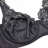 Kvinnor Underkläder Sexig Plus Storlek Bra Gorgeous Floral Lace Bra Unlined Underwire Brassiere Perspektiv Bralett Kvinna Underkläder 211110