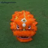 Kid size ages 2-5 New style 12 inches Lion Dance Mascot Costume Cartoon Pure Wool Props Play Funny Parade Outfit Dress Sport Chinese Traditional Culture Party no pant