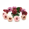 100PCS Tea Buds Rose Artificial Flowers Wedding Home Decoration Accessories Diy Gifts Box Wrist Crafts Scrapbooking Po Props 211023
