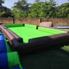 Oxford Material Uppblåsbara fotboll Biljard Poolbord för Snooker Ball Game Interaktiva sportspel med fläkt och bollar